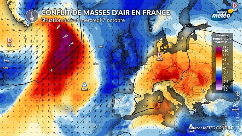 Fortes pluies, orages et chute des températures : net changement de temps en milieu de semaine