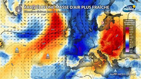 Chute des températures : retour temporaire de la neige dès 1600 à 2000 m dans les Alpes
