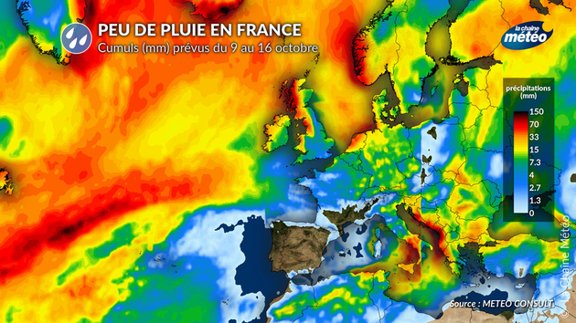 Les pluies vont se faire de plus en plus rares en France dans les jours à venir Actualités France