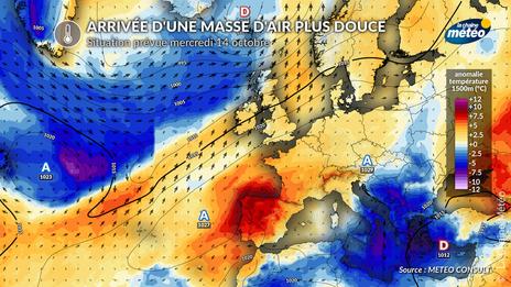 Après un week-end automnal, retour d’un temps calme et très doux la semaine prochaine en France