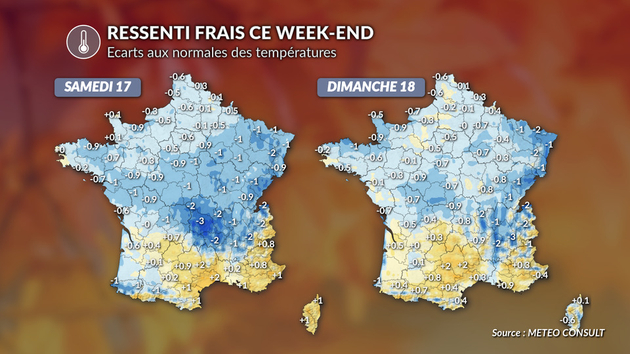 Ressenti frais ce week-end Actualités France