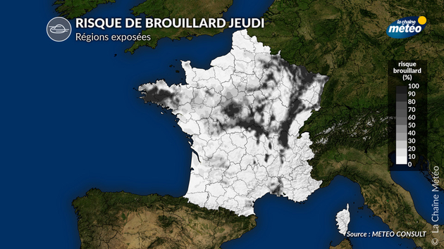 Risque de brouillards ce jeudi matin Actualités France