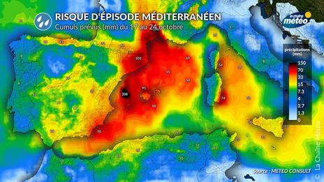 Goutte froide en Méditerranée : vers un épisode de fortes pluies dès ce week-end