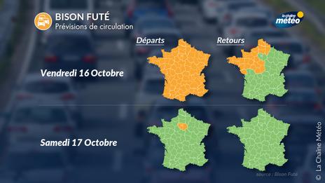 Début des vacances de la Toussaint : trafic chargé dès vendredi et fraîcheur pour les départs du 17 et 18 octobre