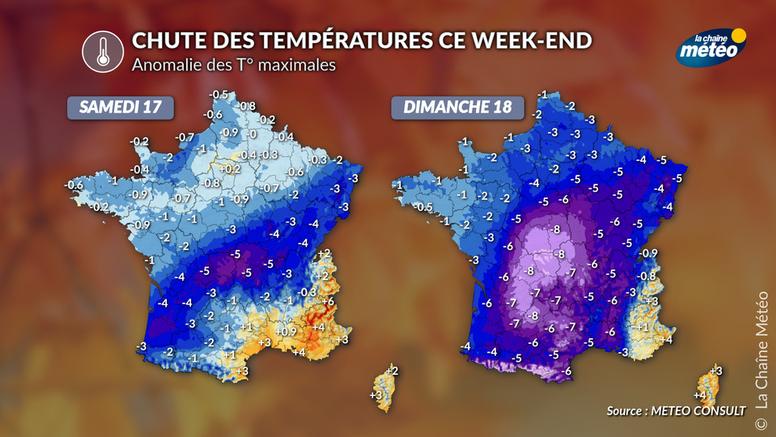 Début des vacances de la Toussaint : net coup de froid et bise sensible ce week-end