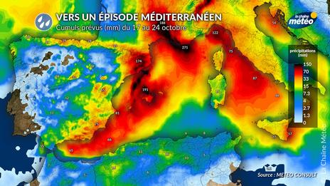 Goutte froide en Méditerranée : vers un épisode de fortes pluies dès ce week-end