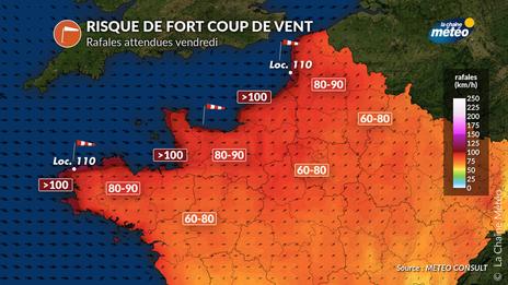 Risque de tempête vendredi prochain : quelles sont les régions les plus menacées ?