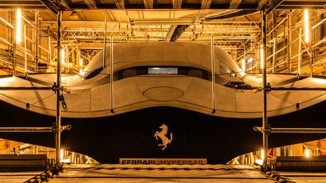 Ferrari Hypersail : la coque du monocoque volant est terminée, ses technologies de vol dévoilées