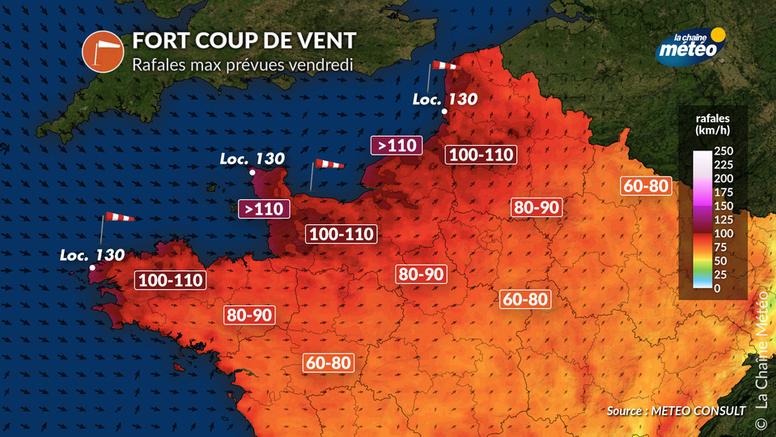 Risque de tempête vendredi : quelles sont les régions les plus menacées ?