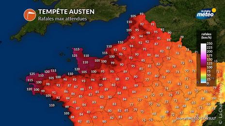 Tempête Austen : tout ce qu'il faut savoir sur la chronologie, l'intensité, l'étendue du phénomène