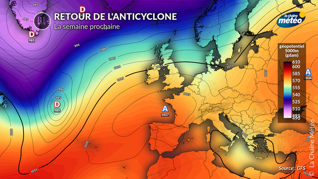 Dorsale anticyclonique Actualités France