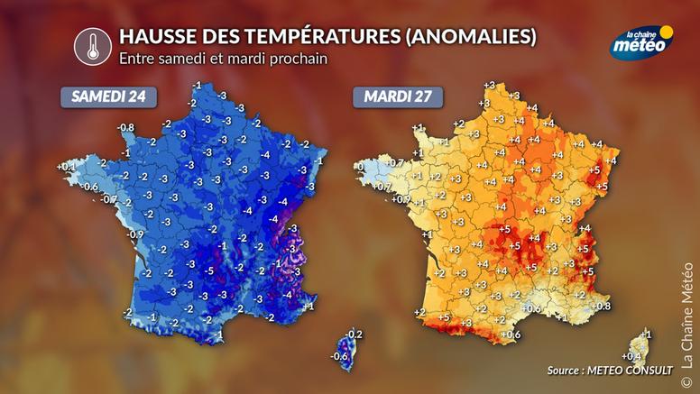 Grande douceur la semaine prochaine : jusqu'à 25°C pour la fin des vacances de la Toussaint