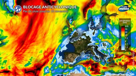 Blocage anticyclonique : retour d’un temps durablement sec pour début novembre