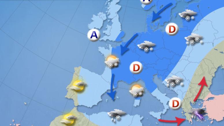 Nouvelle vague de froid et neige la semaine prochaine