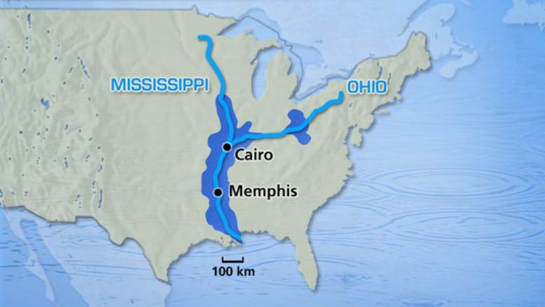 Crue record du Mississippi : la Nouvelle Orléans menacée
