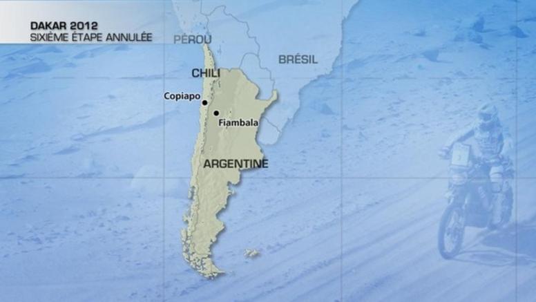 Dakar : la sixième étape annulée en raison de la neige