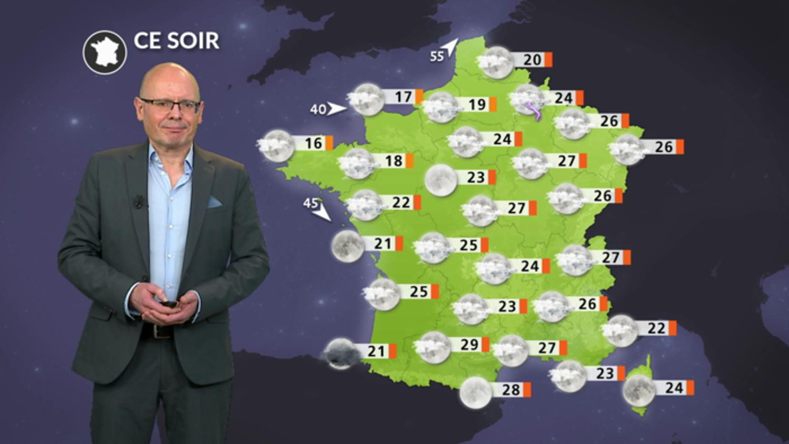 Les prévisions météo france 3 Nouvelle-Aquitaine du mercredi 7 juin