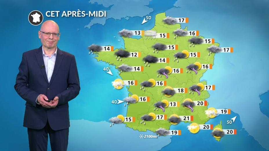 La goutte froide plonge la France dans un temps instable : pluies diluviennes, orages et fraîcheur durable — image 4