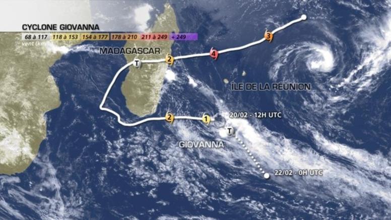 Crues à la Réunion en marge du cyclone Giovanna