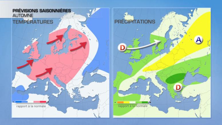 Prévisions saisonnières jusqu'à l'hiver 2013