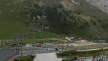 Tignes - Départ télécabine de Tovière