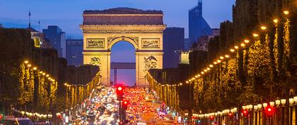 weather France Arc de Triomphe Etoile