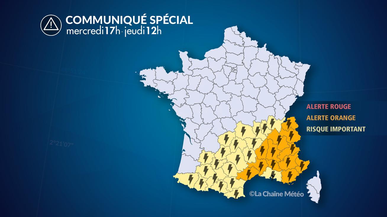 Alerte Meteo Orages Forts Dans Le Sud De La France Actualites La Chaine Meteo