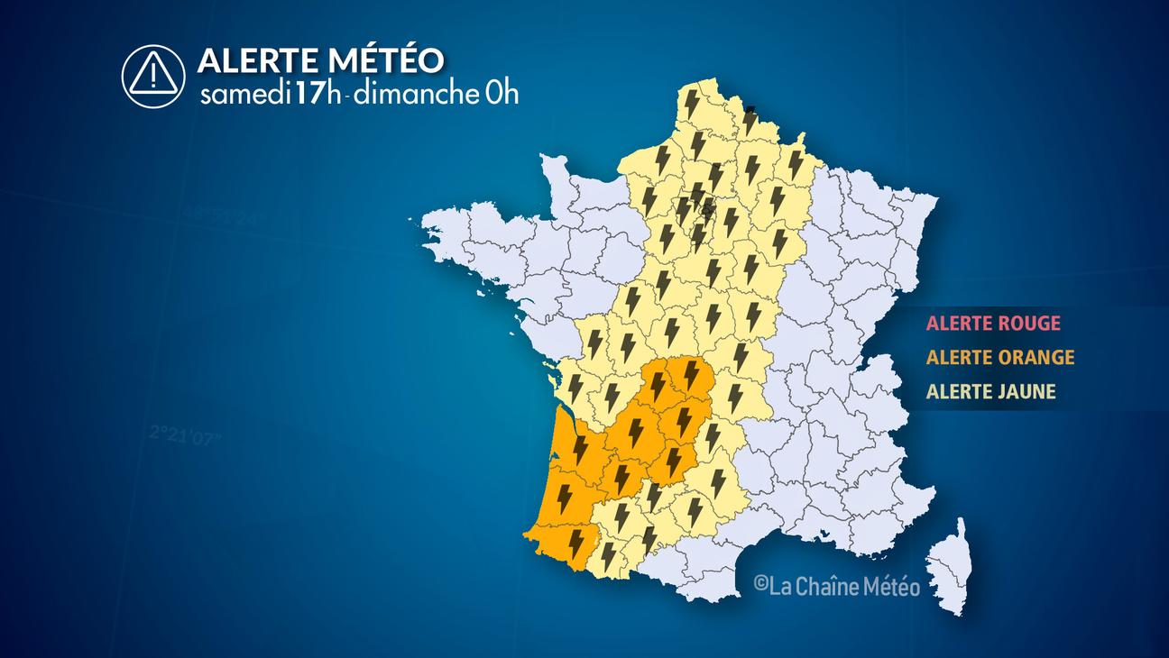 Alerte Météo : Forte dégradation orageuse ce week-end - Actualités La ...