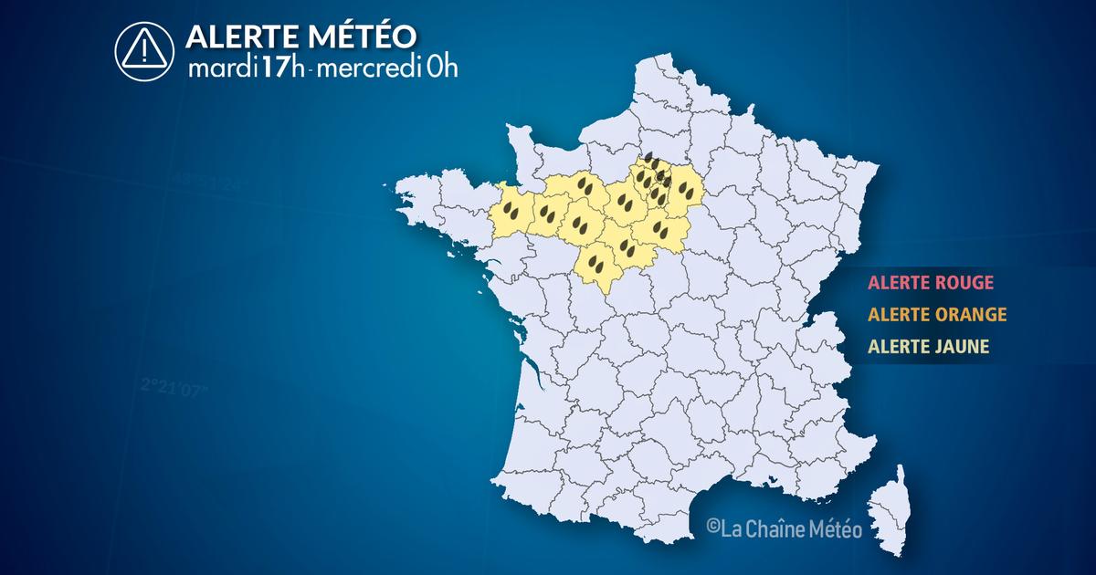 Alerte Météo : Pluies abondantes au nord ce mardi
