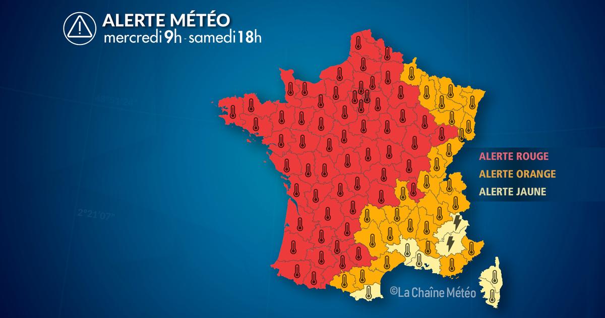 Alerte Météo : Alerte canicule historique, plus de 44°C