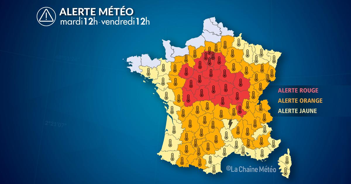 Alerte Météo : Alerte rouge canicule et forts orages