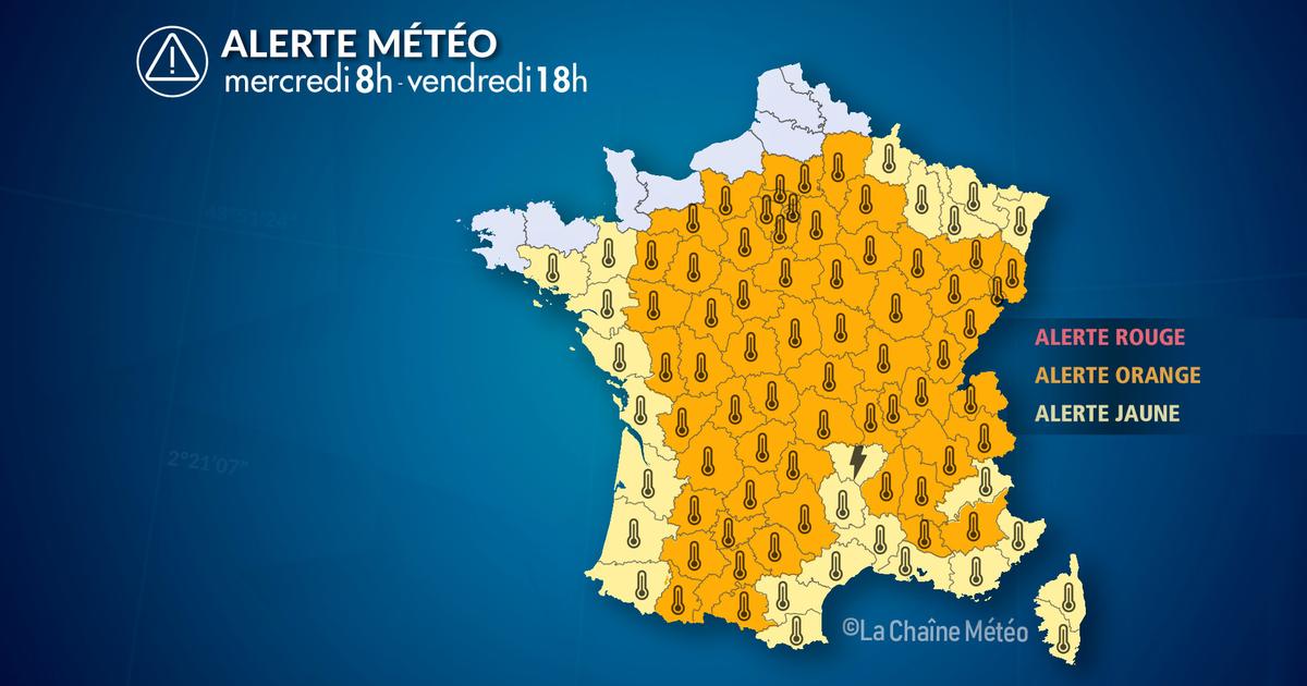Alerte Météo : Canicule et Orages Violents Vont Frapper l’Est Mercredi