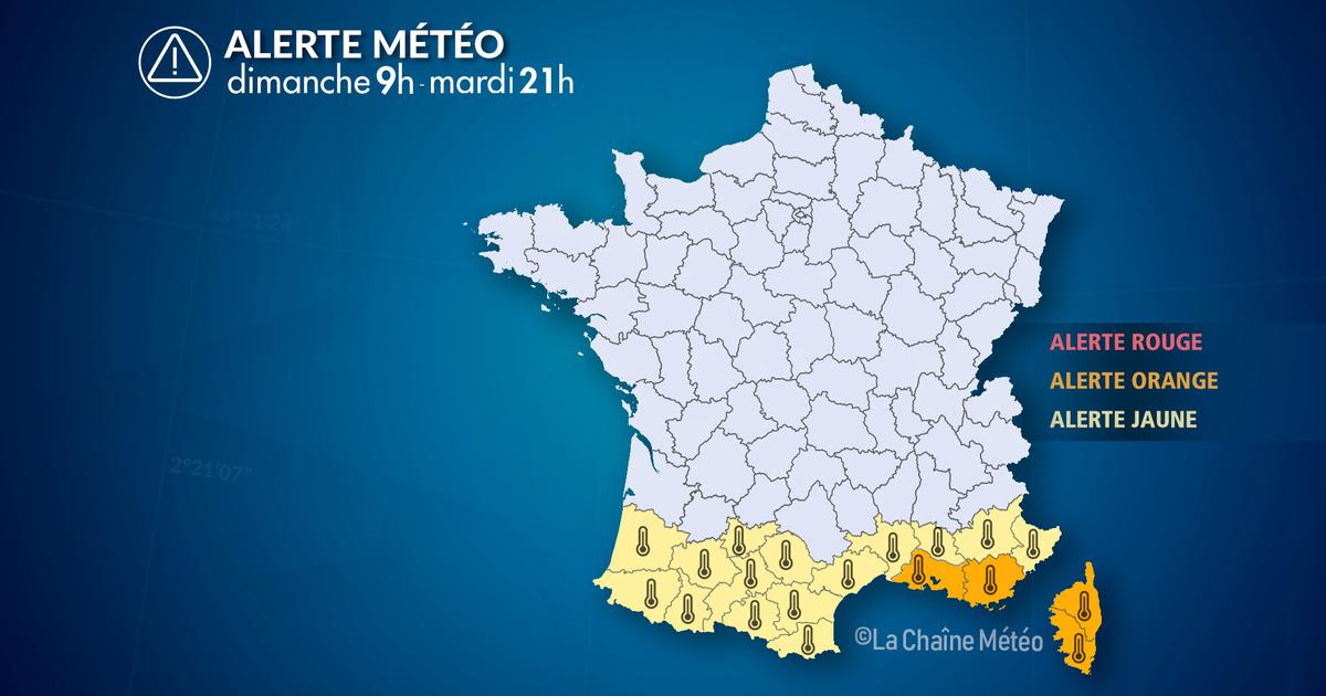 Alerte Météo : Poursuite de la canicule jusqu'en début de semaine au sud