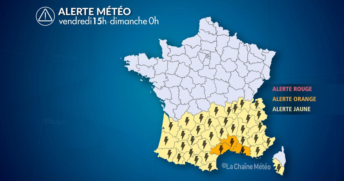 Alerte Météo : Forte dégradation orageuse au sud ce samedi