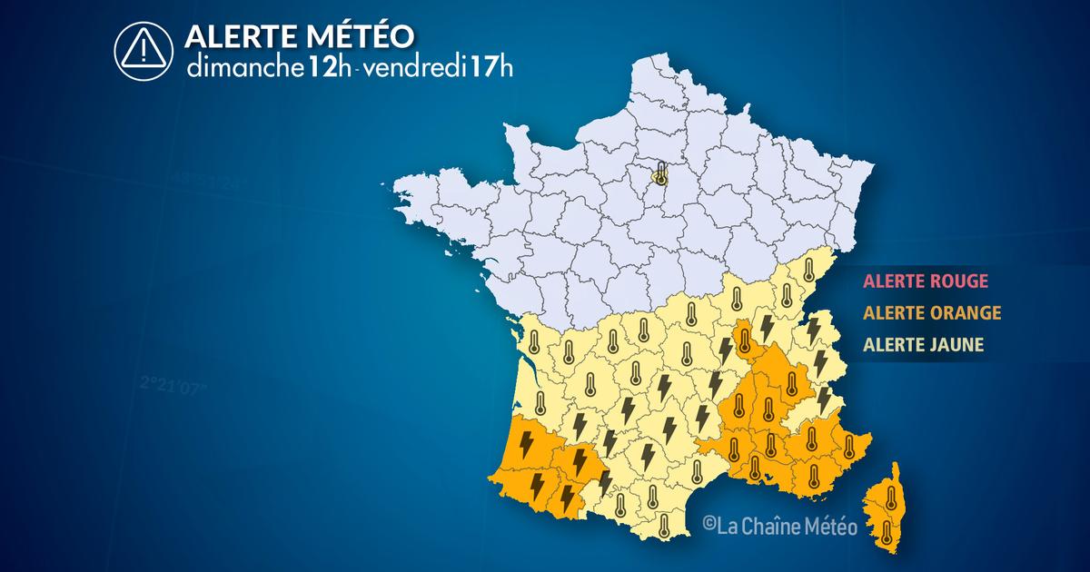 Alerte Météo : Vague de chaleur caniculaire et forts orages