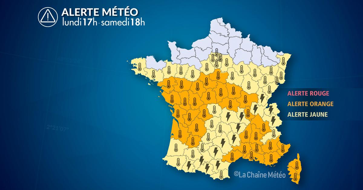 Alerte Météo : Canicule en progression et orages
