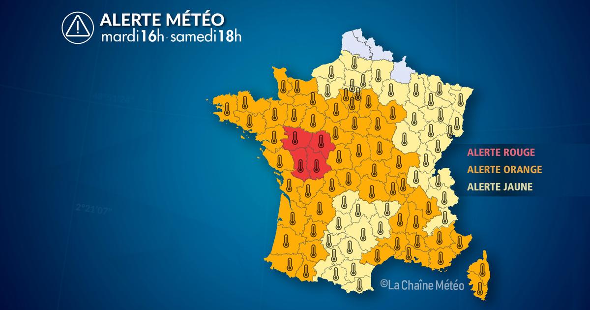 Alerte Météo : Alerte rouge canicule au centre-ouest