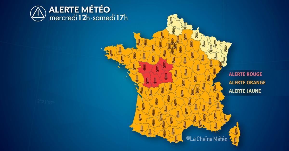 Alerte Météo : Alerte rouge canicule au centre-ouest