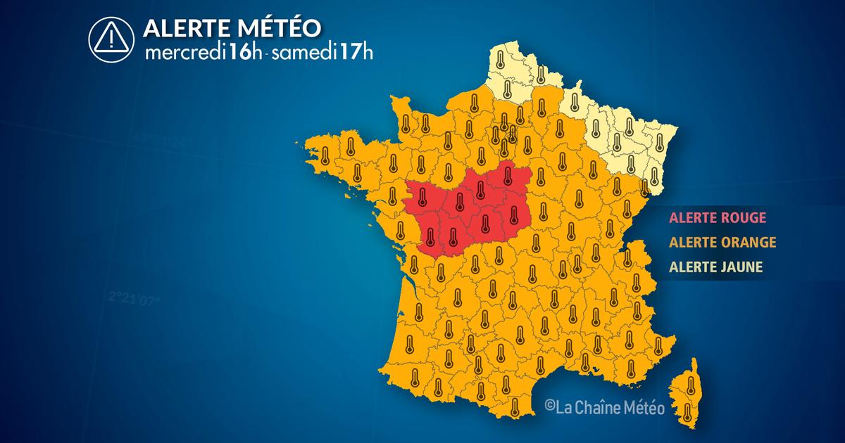 Alerte Météo : Alerte rouge canicule au centre-ouest