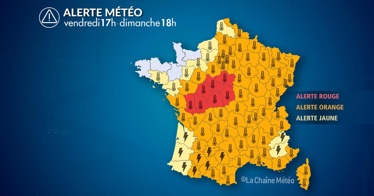 Alerte Météo : Canicule sur le pays, violents orages samedi