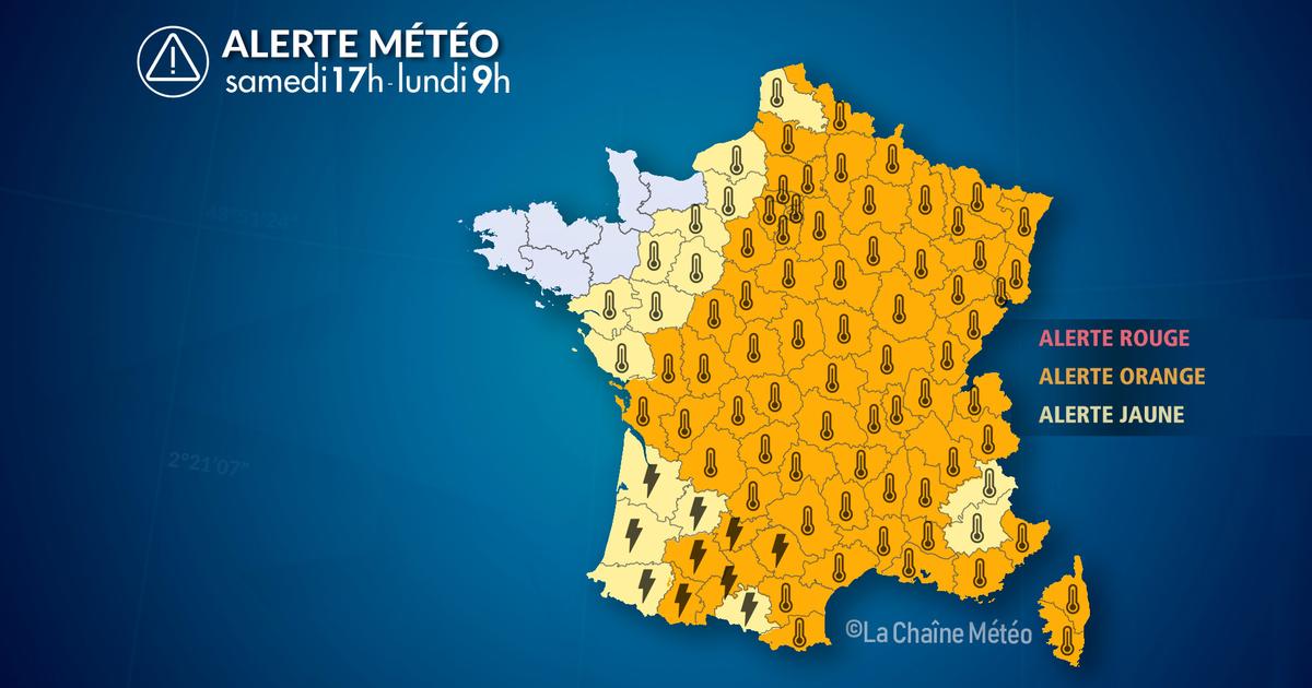 Alerte Météo : Canicule et orages parfois forts