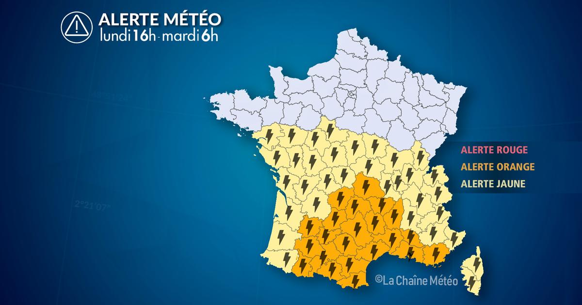 Alerte Météo : Violents orages, grêle, risque de tornades