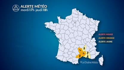 Premier épisode cévenol de l'automne, orages très pluvieux