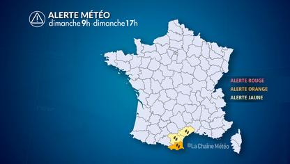 Fortes pluies orageuses en Languedoc Roussillon