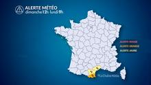 Fortes pluies orageuses en Languedoc Roussillon