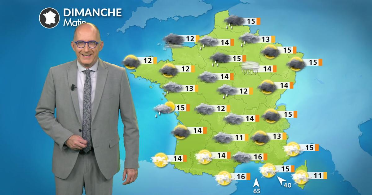 Météo demain : pluies et orages gagnent du terrain dimanche 3 mai, la douceur décline
