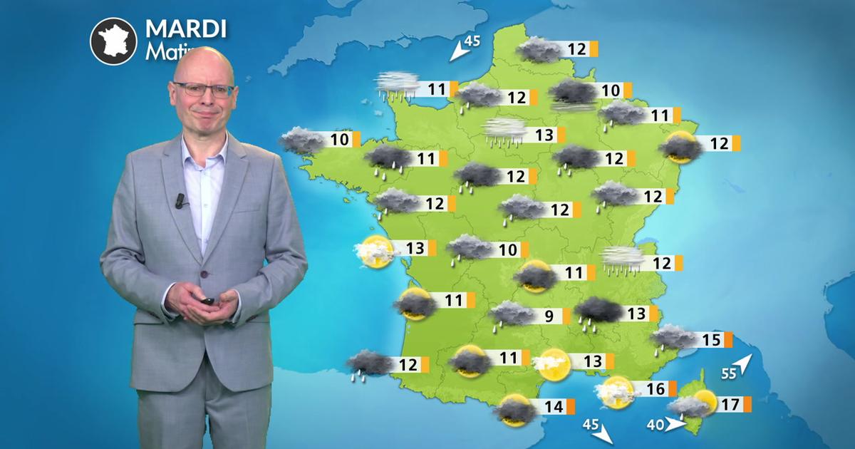 Météo demain : de bonnes pluies sur la moitié nord pour ce mardi 5 mai
