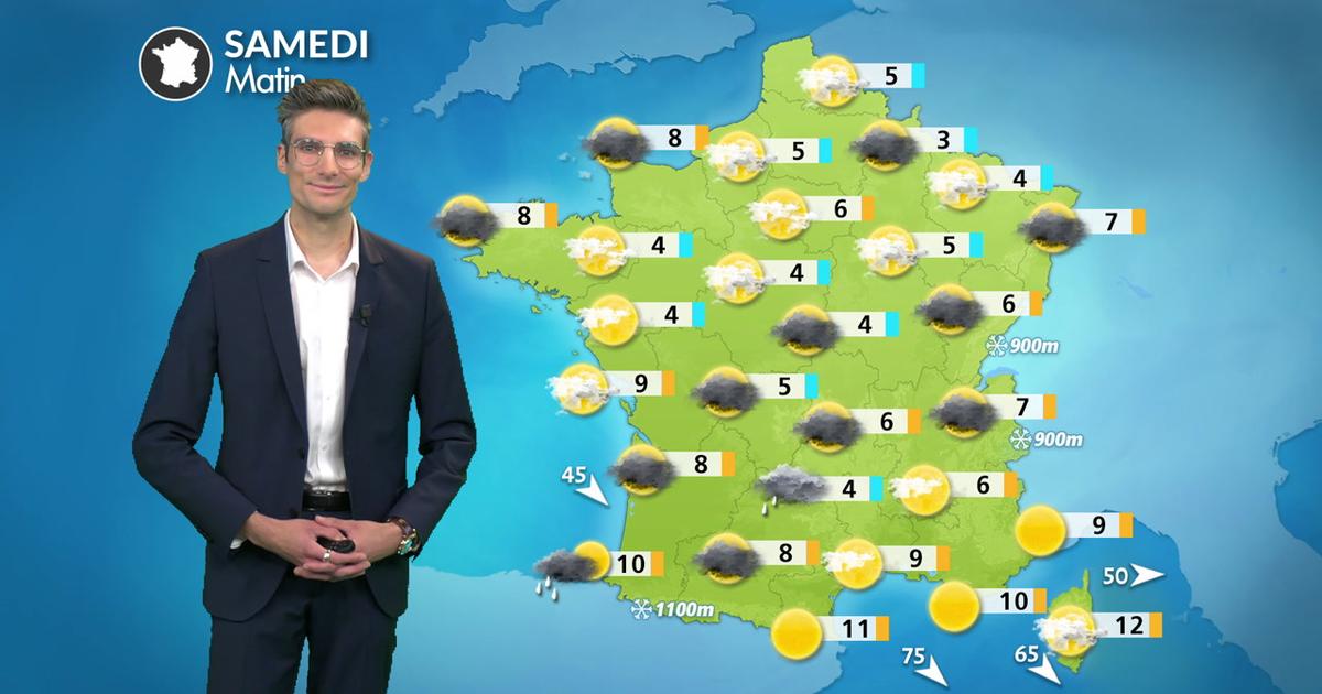Météo demain : grande fraîcheur, averses et vent fort, un samedi encore très contrasté en France