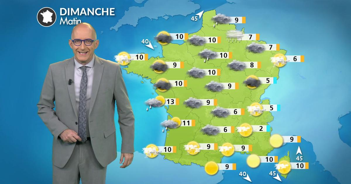 Météo demain : une perturbation atlantique traverse une bonne partie du pays dimanche 17 mai