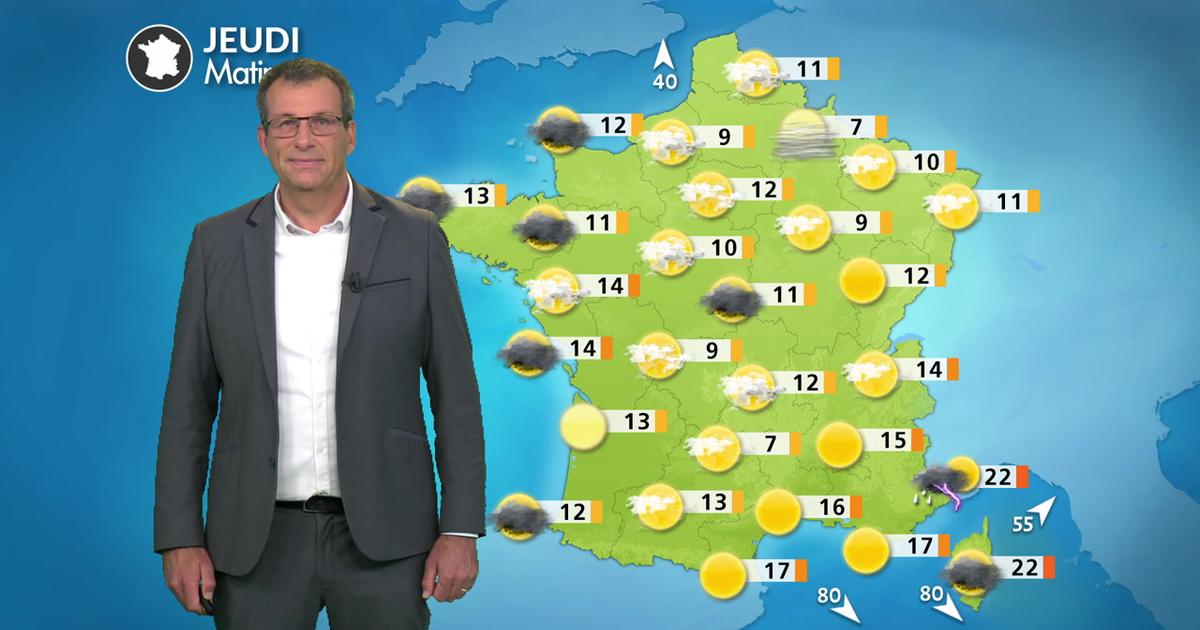 Météo de demain : soleil généreux et fraîcheur matinale, orageux sur l'extrême sud-est